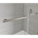 Duel Alto 56-59 X 78 in. 8mm Bypass Shower Door for Alcove Installation with GlassShield glass in Brushed Nickel