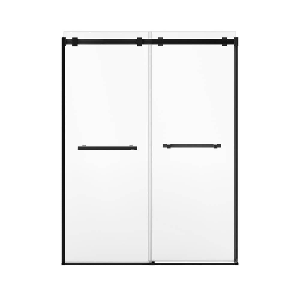 Duel Alto 56-59 X 78 in. 8mm Bypass Shower Door for Alcove Installation with GlassShield glass in Matte Black