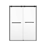 Duel Alto 56-59 X 78 in. 8mm Bypass Shower Door for Alcove Installation with GlassShield glass in Matte Black