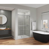 Maax - Duel Alto 44-47 X 78 in. 8mm Bypass Shower Door for Alcove Installation with GlassShield glass in Chrome