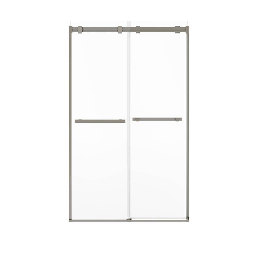Duel Alto 44-47 X 78 in. 8mm Bypass Shower Door for Alcove Installation with GlassShield glass in Brushed Nickel