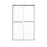 Duel Alto 44-47 X 78 in. 8mm Bypass Shower Door for Alcove Installation with GlassShield glass in Brushed Nickel