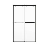 Duel Alto 44-47 X 78 in. 8mm Bypass Shower Door for Alcove Installation with GlassShield glass in Matte Black