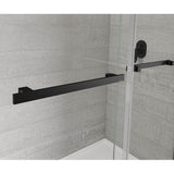Duel Alto 44-47 X 78 in. 8mm Bypass Shower Door for Alcove Installation with GlassShield glass in Matte Black