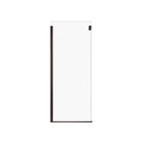 Duel and Inverto Return Panel for 36 in. Base with Clear glass in Dark Bronze