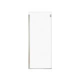 Duel and Inverto Return Panel for 36 in. Base with Clear glass in Brushed Nickel