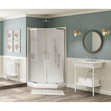 Radia Neo-angle 40 x 40 x 71.5 in. 6mm Sliding Shower Door for Corner Installation with Clear glass in Chrome