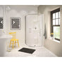 Maax - Radia Neo-round 40 x 40 x 71.5 in. 6mm Sliding Shower Door for Corner Installation with Clear glass in Chrome