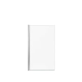Edge Square 34 x 58 in. 8 mm Tub Screen for Alcove Installation with Clear glass in Chrome