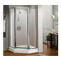 Maax - Silhouette Plus Neo-angle 36 x 36 x 70 in. Pivot Shower Door for Corner Installation with Clear glass in Chrome