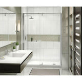 Maax - ModulR 60 x 78 in. 8 mm Pivot Shower Door for Alcove Installation with Clear glass in Chrome