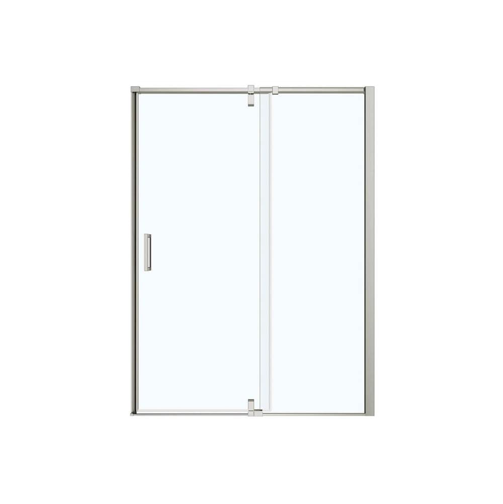ModulR 60 x 78 in. 8 mm Pivot Shower Door for Alcove Installation with Clear glass in Brushed Nickel