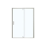 ModulR 60 x 78 in. 8 mm Pivot Shower Door for Alcove Installation with Clear glass in Brushed Nickel