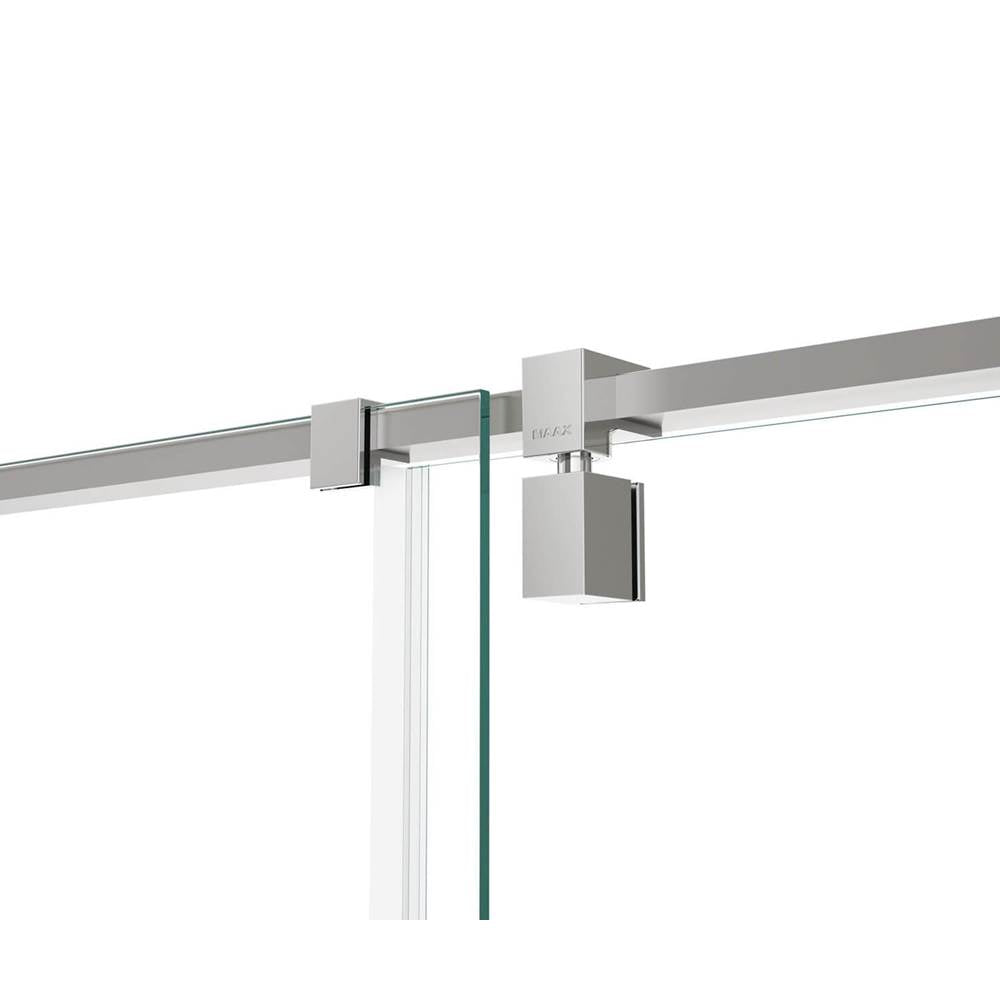 ModulR 48 x 78 in. 8 mm Pivot Shower Door for Alcove Installation with Clear glass in Chrome