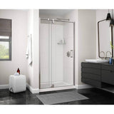 Maax - ModulR 48 x 78 in. 8 mm Pivot Shower Door for Alcove Installation with Clear glass in Chrome