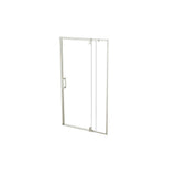ModulR 48 x 78 in. 8 mm Pivot Shower Door for Alcove Installation with Clear glass in Brushed Nickel