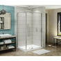 Maax - ModulR 48 x 32 x 78 in. 8mm Pivot Shower Door for Corner Installation with Clear glass in Chrome
