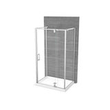 Maax - ModulR 48 x 36 x 78 in. 8mm Pivot Shower Door for Wall-mount Installation with Clear glass in Chrome