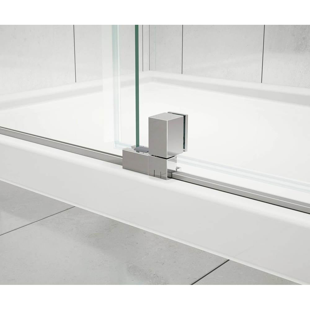 ModulR 48 x 34 x 78 in. 8mm Pivot Shower Door for Wall-mount Installation with Clear glass in Chrome