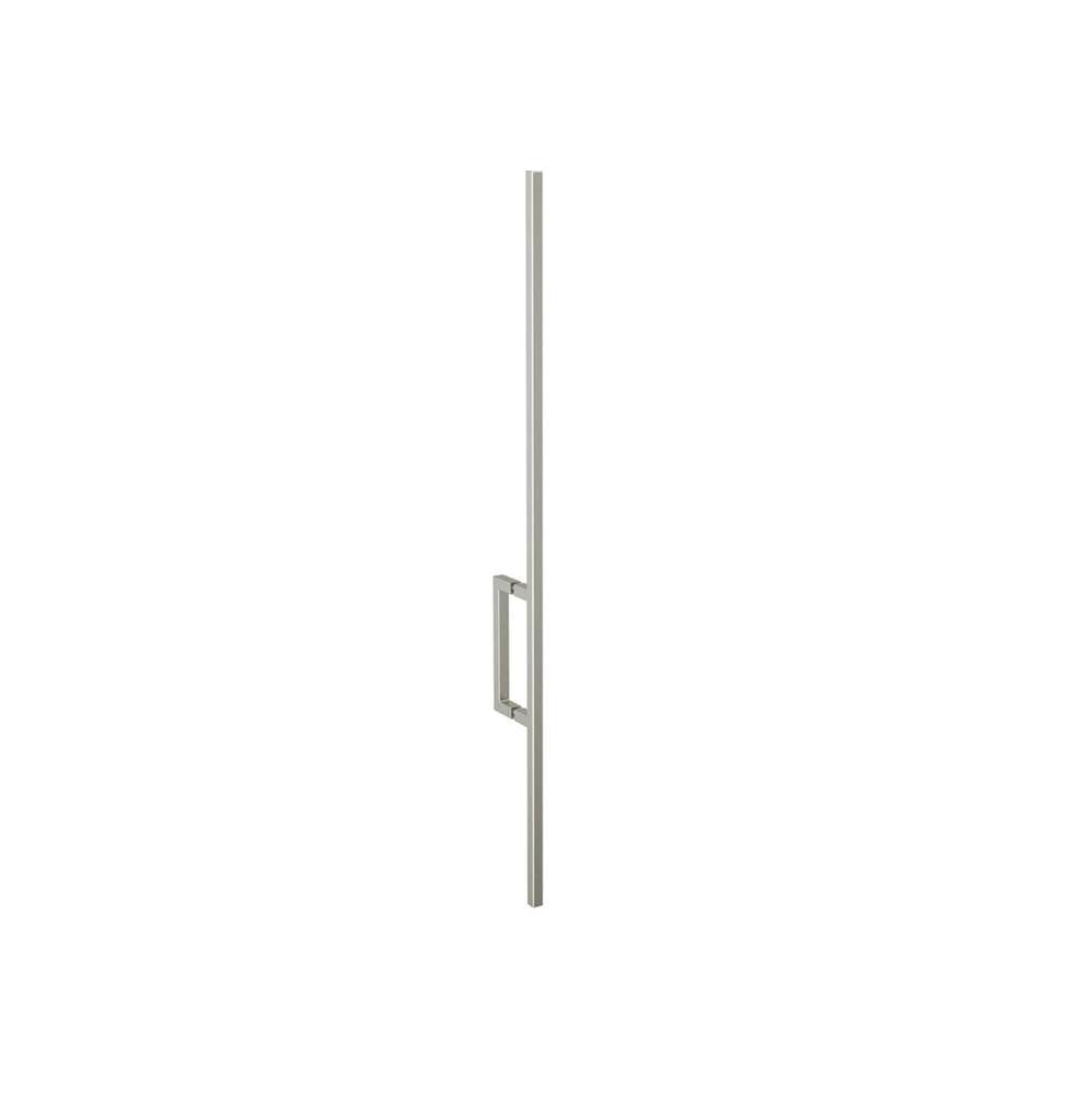 ModulR 60 x 32 x 78 in. 8mm Pivot Shower Door for Corner Installation with Clear glass in Brushed Nickel