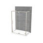 Maax - ModulR 60 x 32 x 78 in. 8mm Pivot Shower Door for Wall-mount Installation with Clear glass in Brushed Nickel