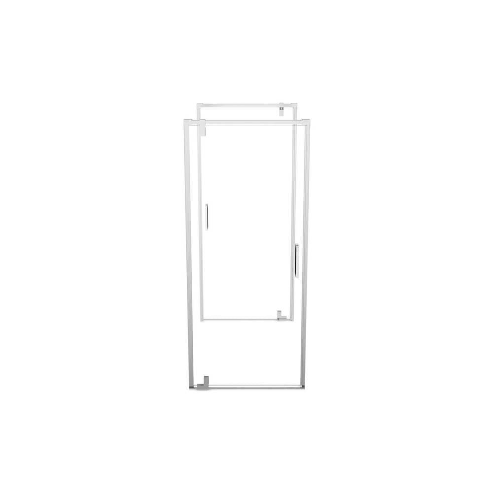 ModulR 2 32 x 78 in. 8mm Pivot Shower Door for Tunnel Installation with Clear glass in Chrome