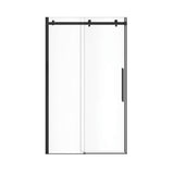 Vela 44.5-47 x 78.75 in. 8mm Sliding Shower Door for Alcove Installation with Clear glass in Matte Black
