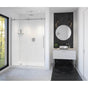 Maax - Vela 56.5-59 x 78.75 in. 8mm Sliding Shower Door for Alcove Installation with Clear glass in Chrome