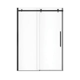Vela 56.5-59 x 78.75 in. 8mm Sliding Shower Door for Alcove Installation with Clear glass in Matte Black