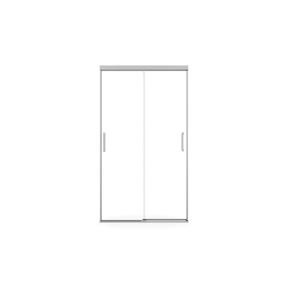Incognito 74 39-42 x 74 in. 8mm Bypass Shower Door for Alcove Installation with Clear glass in Chrome