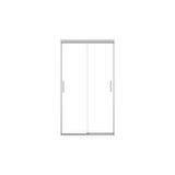 Incognito 74 39-42 x 74 in. 8mm Bypass Shower Door for Alcove Installation with Clear glass in Chrome