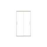 Incognito 74 39-42 x 74 in. 8mm Bypass Shower Door for Alcove Installation with Clear glass in Brushed Nickel