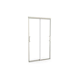Incognito 74 39-42 x 74 in. 8mm Bypass Shower Door for Alcove Installation with Clear glass in Brushed Nickel