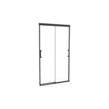 Incognito 74 39-42 x 74 in. 8mm Bypass Shower Door for Alcove Installation with Clear glass in Matte Black