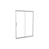 Incognito 74 51-54 x 74 in. 8mm Bypass Shower Door for Alcove Installation with Clear glass in Chrome