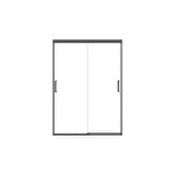 Incognito 74 51-54 x 74 in. 8mm Bypass Shower Door for Alcove Installation with Clear glass in Matte Black