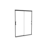 Incognito 74 51-54 x 74 in. 8mm Bypass Shower Door for Alcove Installation with Clear glass in Matte Black