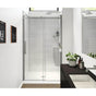 Maax - Halo Pro GS 44.5-47 x 78.75 in. 8mm Sliding Shower Door for Alcove Installation with GlassShield glass in Chrome