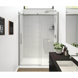 Maax - Halo Pro GS 56.5-59 x 78.75 in. 8mm Sliding Shower Door for Alcove Installation with GlassShield glass in Chrome