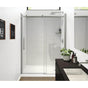 Maax - Halo Pro GS 56.5-59 x 78.75 in. 8mm Sliding Shower Door for Alcove Installation with GlassShield glass in Chrome