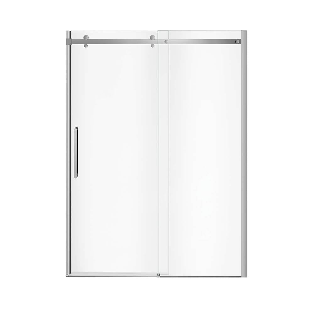 Halo Pro 56.5-59 x 78.75 in. 8mm Sliding Shower Door for Alcove Installation with Clear glass in Chrome