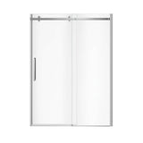 Halo Pro 56.5-59 x 78.75 in. 8mm Sliding Shower Door for Alcove Installation with Clear glass in Chrome