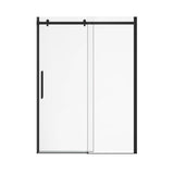 Halo Pro 56.5-59 x 78.75 in. 8mm Sliding Shower Door for Alcove Installation with Clear glass in Matte Black