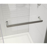 Halo Pro 44.5-47 x 78.75 in. 8 mm Sliding Shower Door with Towel Bar for Alcove Installation with Clear glass in Chrome