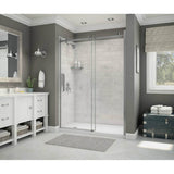 Halo 56.5-59 x 78.75 in. 8mm Sliding Shower Door for Alcove Installation with Clear glass in Chrome