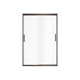 Incognito 70 44-47 x 70 1/2 in. 6mm Bypass Shower Door for Alcove Installation with Clear glass in Dark Bronze