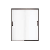 Incognito 70 56-59 x 70 1/2 in. 6mm Bypass Shower Door for Alcove Installation with Clear glass in Dark Bronze