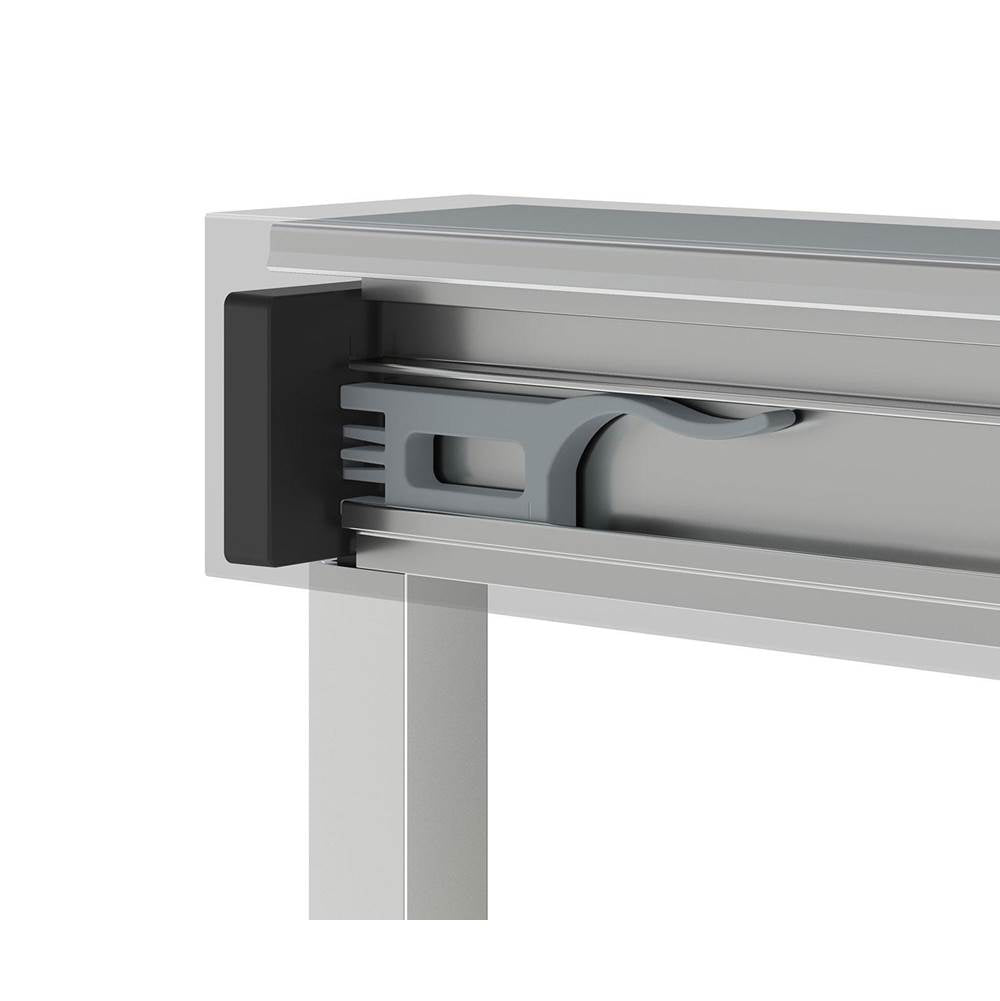 Incognito 70 56-59 x 70 1/2 in. 6mm Bypass Shower Door for Alcove Installation with Clear glass in Dark Bronze