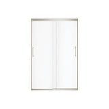 Incognito 70 44-47 x 70 1/2 in. 8mm Bypass Shower Door for Alcove Installation with Clear glass in Brushed Nickel