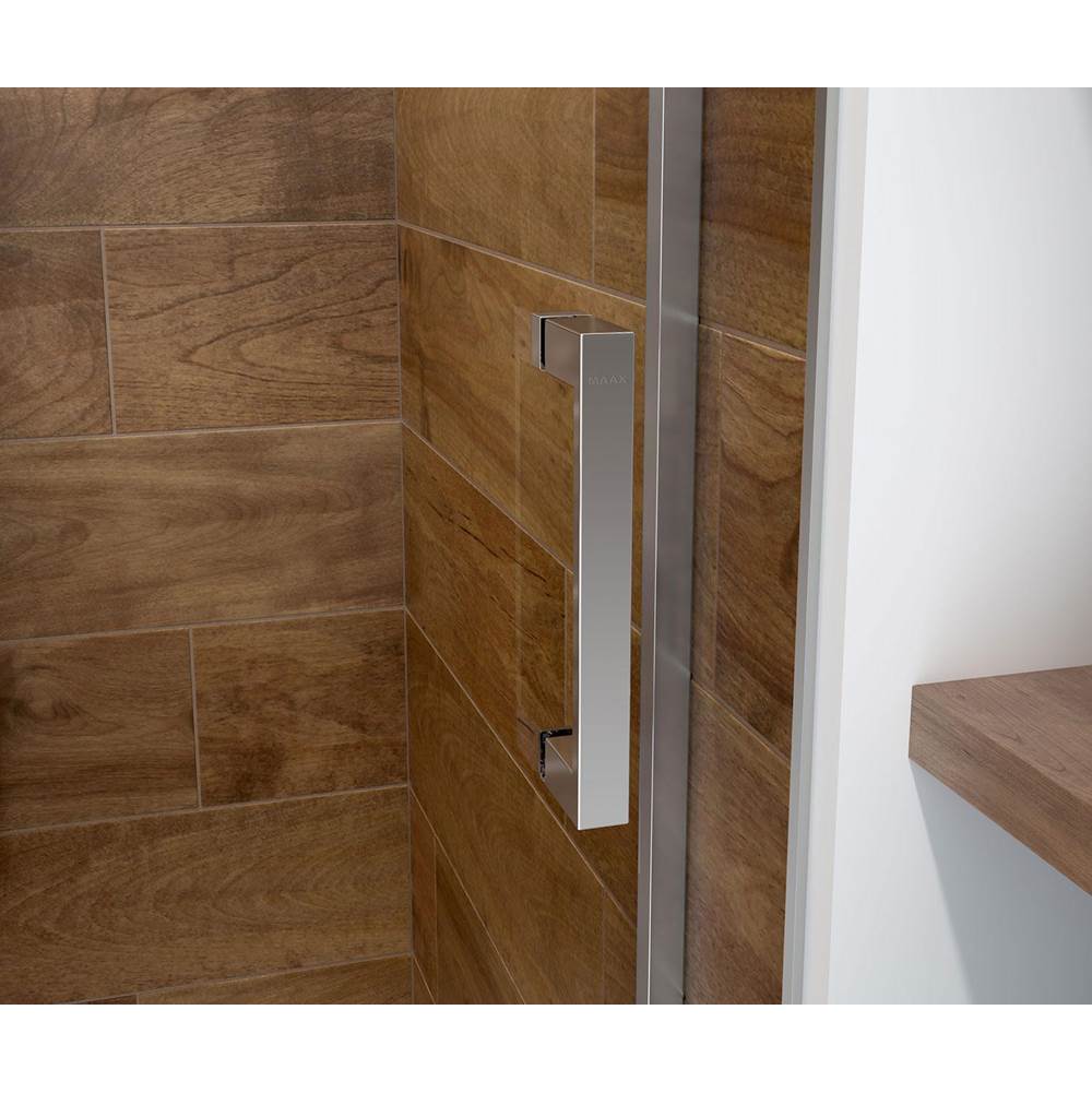 Incognito 70 56-59 x 70 1/2 in. 8mm Bypass Shower Door for Alcove Installation with Clear glass in Chrome